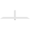 Ekena Millwork Eugene Architectural Grade PVC Gable Bracket, 72"W x 21"H x 4"D x 4"F, 7/12 Pitch GBP072X21X0404EUG00 - alternate 5